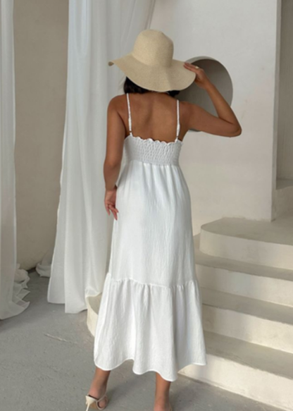 Robe longue - blanc